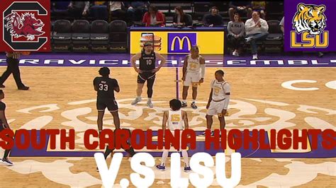 South Carolina Basketball Highlights vs LSU - YouTube