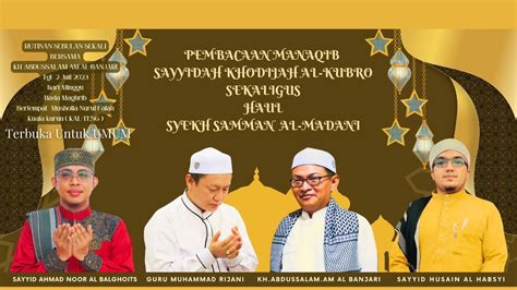 Live Peringatan Haul Syekh Samman Al Madani Di Musholla Nurul Falah