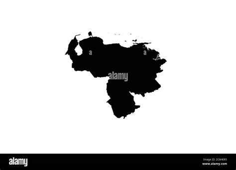 Venezuela map outline vector illustration Stock Vector Image & Art - Alamy