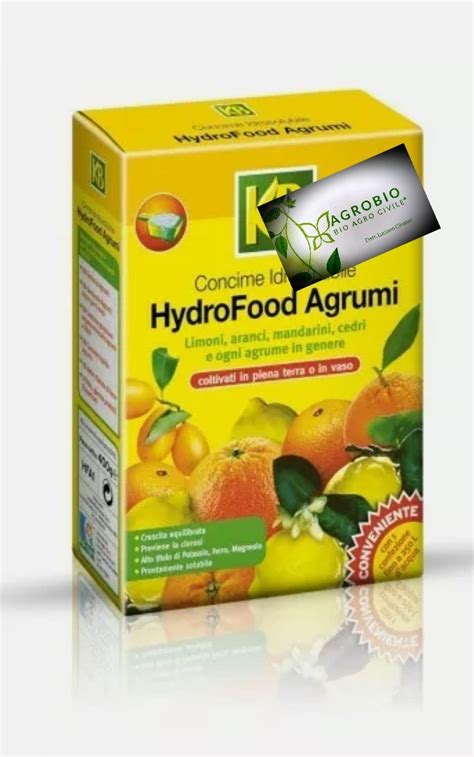 Kb Italagro Concime Hydrofood Limoni Agrumi Gr Agrobio Consorzio