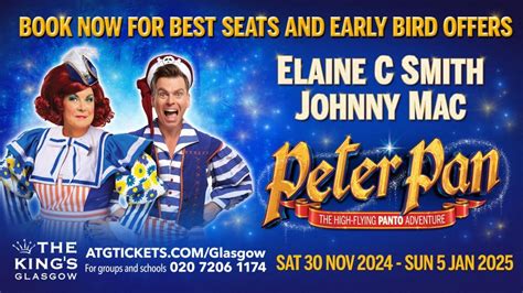 Peter Pan King's Theatre, Glasgow Tickets 2024/25