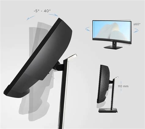 Vg C Uwqhd Ergonomic Curved Docking Monitor With W Usb