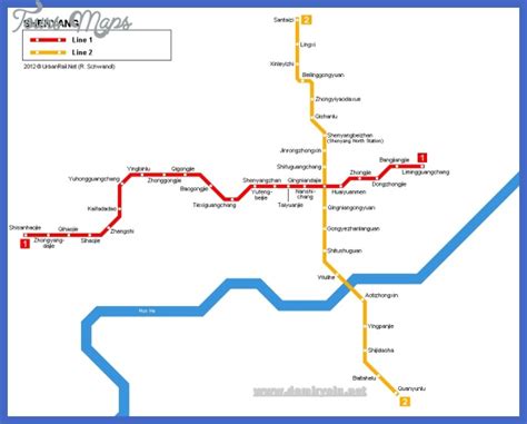 Shenyang Metro Map - Toursmaps.com