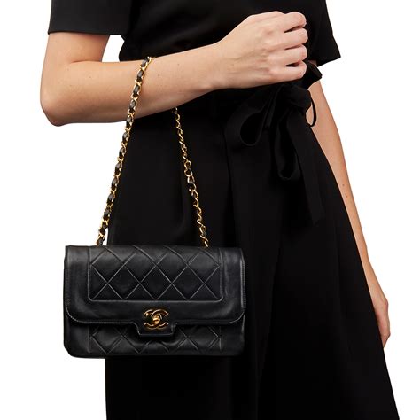 Chanel Classic Handbag Lambskin Black Literacy Basics