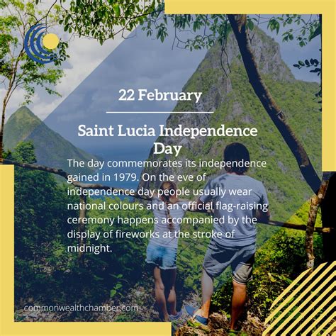 Saint Lucia Independence Day - Commonwealth Chamber of Commerce