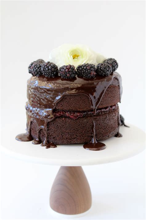 Blackberry Chocolate Ganache Cake The Whole Smiths