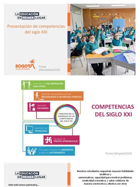 Competencias El Siglo Xxi Pdf Aprendizaje Comunicación