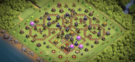 Melhor Layout De Defesa Cv10 Com Link Coc Clash Of Clans 2023