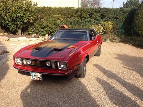 Ford Mustang I Mach Cabriolet Rouge Occasion