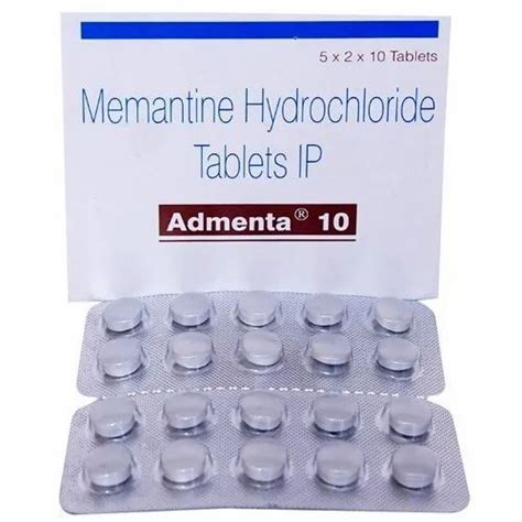 Memantine 10mg Admenta 10 Tablet Sun Pharmaceutical Industries Ltd