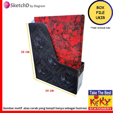 Jual Box File Plastik Folio Ukir Kiky Magazine File Shopee Indonesia