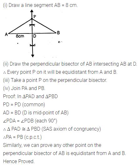 Ml Aggarwal Class 10 Solutions For Icse Maths Chapter 14 Locus Chapter