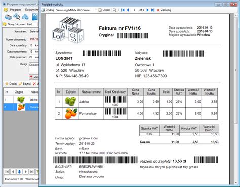 Program Do Fakturowania I Obs Ugi Magazynu Lomag Standard Pro