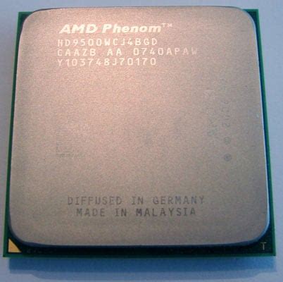 AMD Phenom 9500 processor • The Register