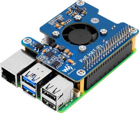 Amazon Makerfocus Poe Hat F For Raspberry Pi Power Over