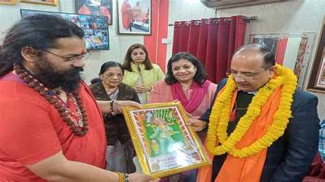 Allahabad High Court New Chief Justice Arun Bhansali Reaches Prayagraj