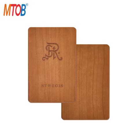 Wooden RFID Card NFC Cards Contactless Hotel Key Cards