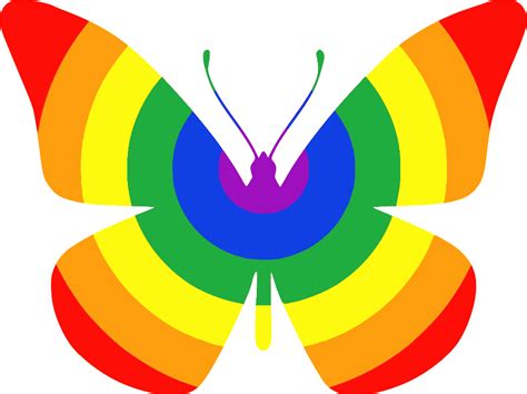 Download High Quality butterfly clipart rainbow Transparent PNG Images ...