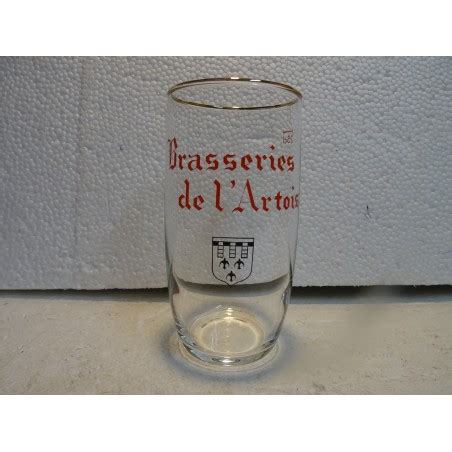 Verre Brasserie De L Artois Cl Ht Cm Tigrebock