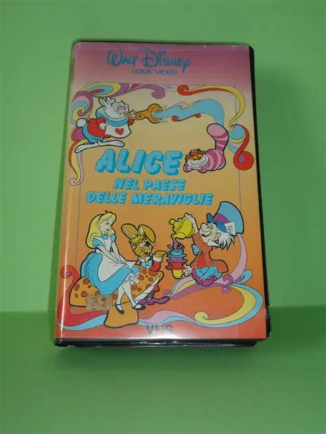 Vhs Alice Nel Paese Delle Meraviglie Walt Disney Home Video