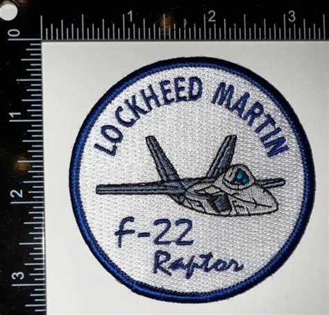 Usaf Us Air Force F Raptor Lockheed Martin Patch Picclick Uk