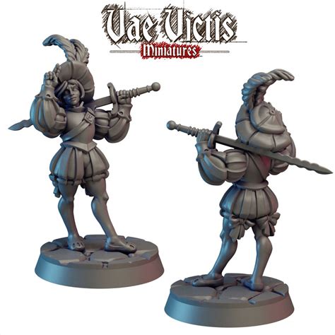 Landsknecht Girl 2832mm Mini Vae Victis Dnd Paldin Fighter Human Pathfinder Ttrpg Female