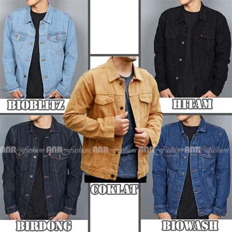 Jual Jaket Jeans Denim Priacowok Bioblitzbiowashbirudongkercoklat