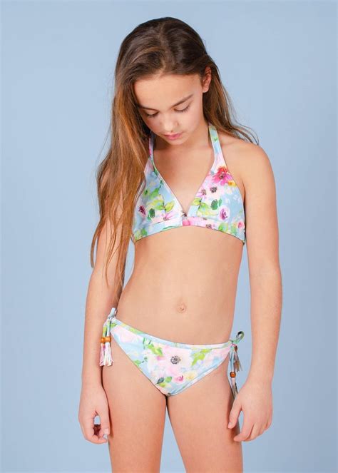 Bol Snapper Rock Meisjes Bikini Blauw Roze Maat