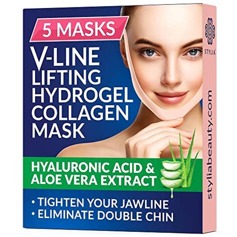 Lot De Masques De Visage En V Line R Ducteur Double Menton Masque