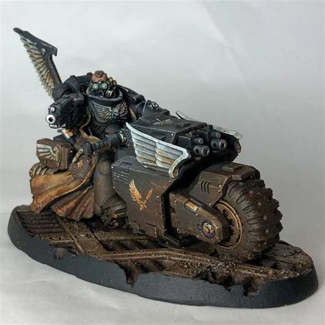 Dark Angels Ravenwing Primaris Outrider Sergeant By Brotherxavier