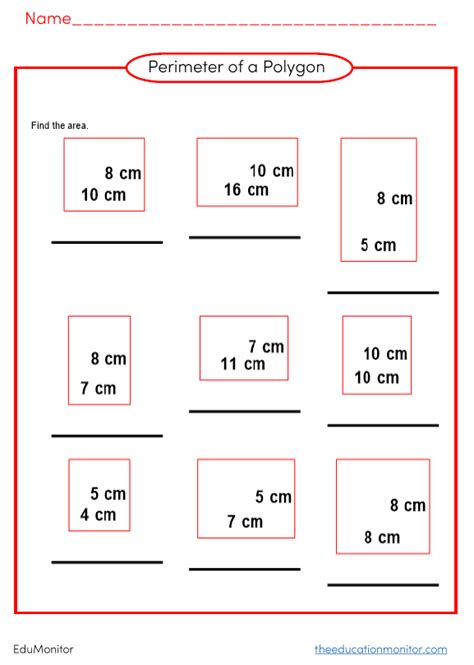 Common Core Worksheets Area And Perimeter | Common Core Worksheets