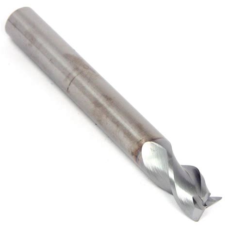 NIAGARA Carbide End Mill With Wiper Flat 1 2 3FL TiCN 0 020 Radius