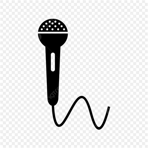 Mic Black Clipart Transparent Png Hd Mic Glyph Black Icon Black Icons