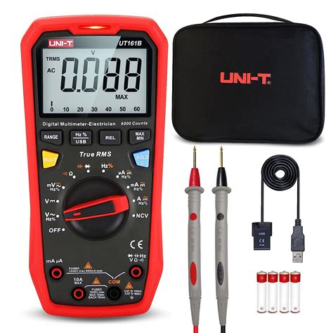 Uni T Digital Multimeter Ut B True Rms Counts V Ac Dc Ncv