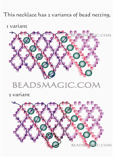 Free Pattern For Beaded Necklace Helga Beads Magic