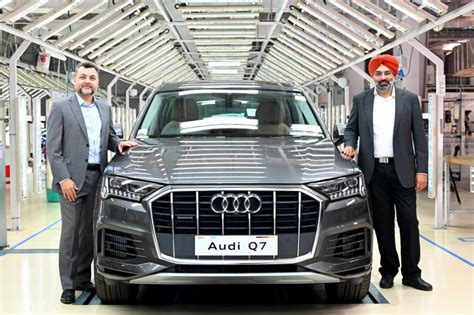 Audi Begins Local Production Of The Q7 Suv In India Launch Expected