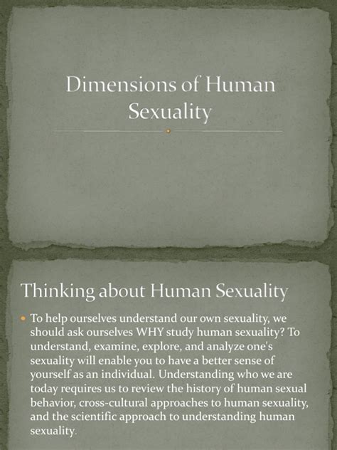 Dimensions Of Human Sexuality Pdf Sexually Transmitted Infection