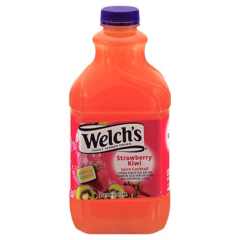 Welch S Strawberry Kiwi Juice Cocktail 64 Oz Shop Foodtown