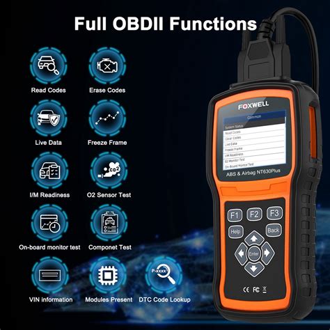 Foxwell Nt Plus Obd Scanner Car Diagnostic Tool Scanner Airbag Abs