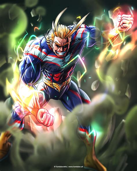 All Might Fan Art by TomislavArtz on DeviantArt