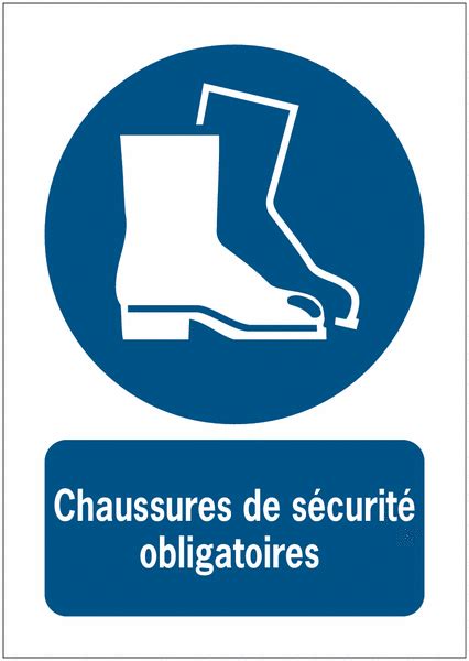 Pictogramme Chaussures De S Curit Obligatoires Seton