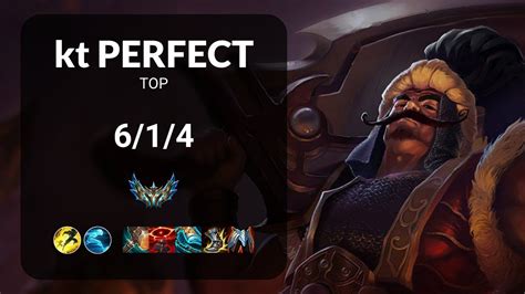 Kt PerfecT Tryndamere Vs Malphite TOP KR CHALLENGER Patch 13 17 YouTube