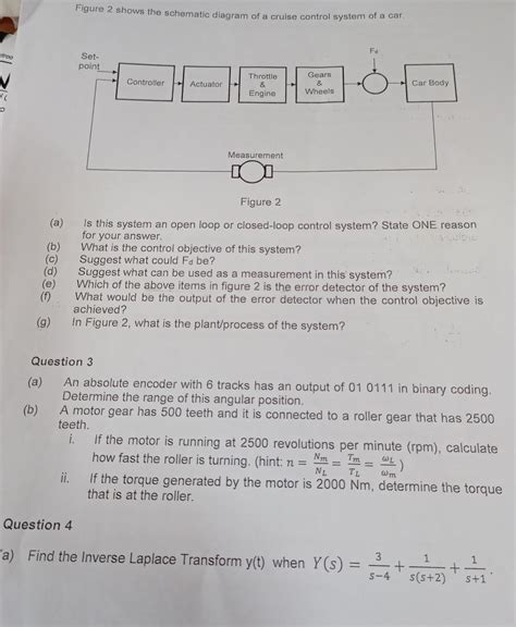 Solved Figure 2 shows the schematic diagram of a cruise | Chegg.com