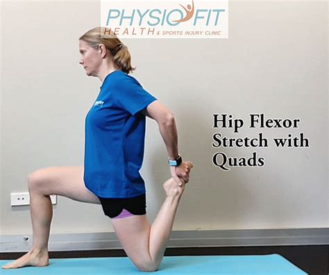 Hip Flexor Stretch W Quads1 Physiofit Health