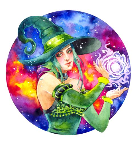 Commission Green Witch By Losenko On Deviantart