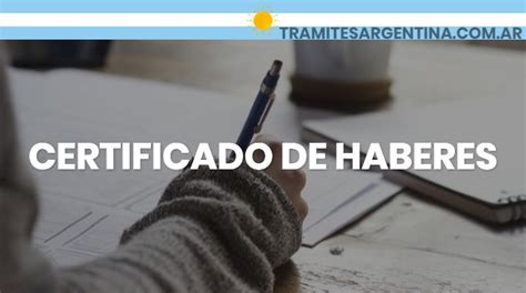 Conoce Como Solicitar Un Certificado De Haberes