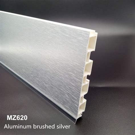 Aluminum Foil Brushed Silver Height80100120150mm Length30003600mm