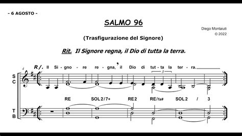 Trasfigurazione Del Signore Agosto Salmo Il Signore Regna Il