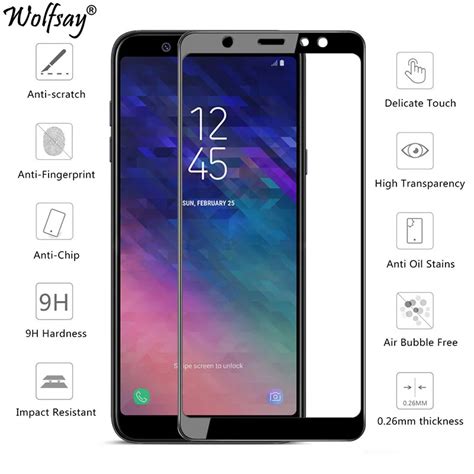 Full Cover Tempered Glass For Samsung Galaxy A Plus Glass D