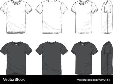 Blank t-shirt Royalty Free Vector Image - VectorStock